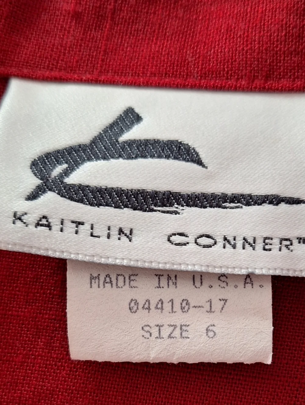 kaitlin Connor tailored red